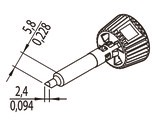 0142CDLF24A/SB Ersa Lötspitzen, Entlötspitzen und Heißluftdüsen Bild 2