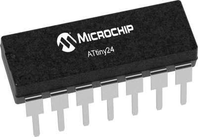 ATTINY24-20PU Microchip Microcontroller