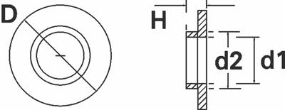 10055106 ESSENTRA COMPONENTS Muttern, Scheiben, Ringe