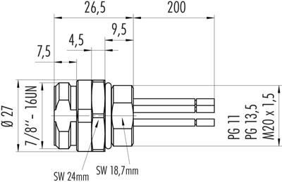 09 2447 320 03 binder Sensor-Aktor Kabel Bild 2