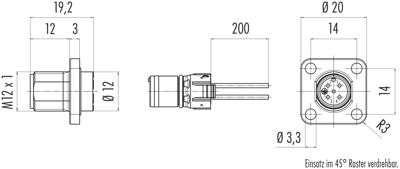 99 3483 100 08 binder Sensor-Aktor Rundsteckverbinder Bild 2