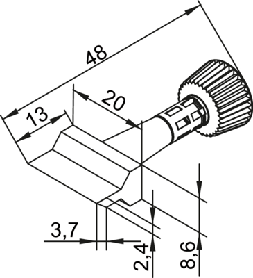 0102ZDLF200/SB Ersa Lötspitzen, Entlötspitzen und Heißluftdüsen Bild 2