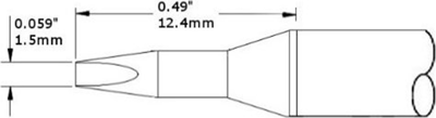 CVC-7CH0015A METCAL Lötspitzen, Entlötspitzen und Heißluftdüsen