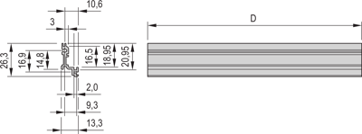 34813-102 SCHROFF Gehäusezubehör