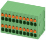 Leiterplattenklemme, 20-polig, RM 3.5 mm, 0,14-1,5 mm², 10 A, Federklemmanschluss, grün, 1841571