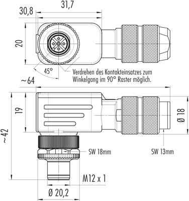 99 1439 824 05 binder Sensor-Aktor Rundsteckverbinder Bild 2