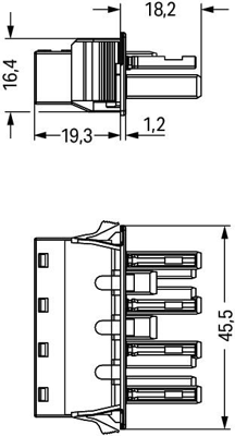 770-724/009-000 WAGO Gerätesteckverbinder Bild 2