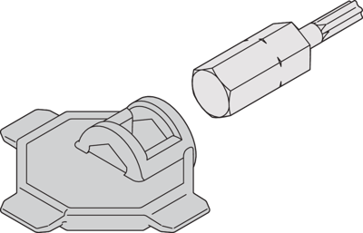 24820-001 SCHROFF Einsetzwerkzeuge, Ausziehwerkzeuge, Platinenwerkzeug