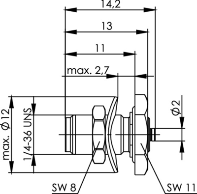 100024812 Telegärtner Koaxial Adapter Bild 2