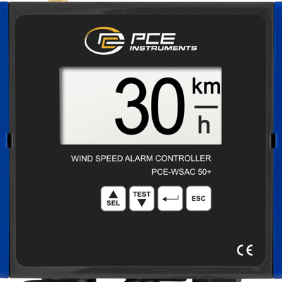 PCE-WSAC 50+ 230 PCE Instruments Anemometer, Gas- und Druckmessgeräte Bild 3