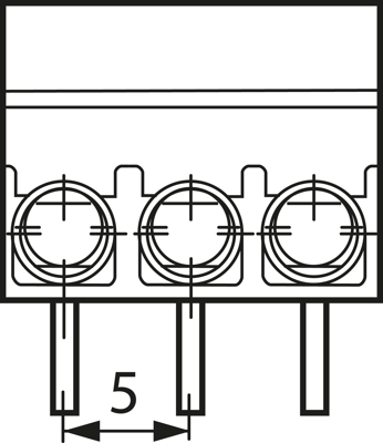 20875003 Weco Leiterplattenklemmen