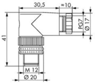 756-9204/040-000 WAGO Sensor-Aktor Rundsteckverbinder Bild 2