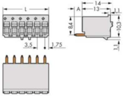 2091-1182/000-5000 WAGO PCB Connection Systems Image 2