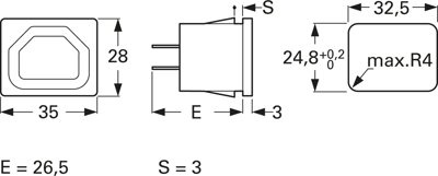 6600.4230 SCHURTER Gerätesteckverbinder Bild 2