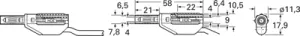66.9738-10022 Stäubli Electrical Connectors Messleitungen