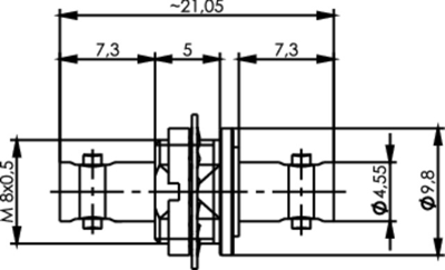 100025073 Telegärtner Koaxial Adapter Bild 2