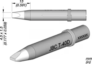 0300608 JBC Lötspitzen, Entlötspitzen und Heißluftdüsen