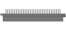 650889-5 AMP DIN Messerleisten, DIN Federleisten Bild 3