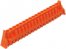 Buchsenleiste, 17-polig, RM 5.08 mm, gerade, orange, 232-177/039-000