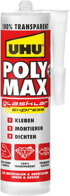 POLYMAX GLASKLAR EXP.KART.300G UHU Dichtmassen, Vergussmassen