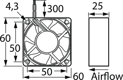 ASFP62391 Panasonic Axiallüfter Bild 2