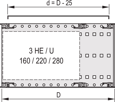 24560-031 SCHROFF Gehäusezubehör