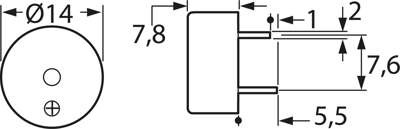 RMP-14SP EKULIT Akustische Signalgeber Bild 2