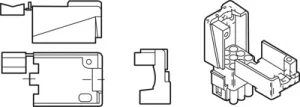 641776-1 AMP Accessories for PCB Connectors, Connector Systems