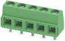 Leiterplattenklemme, 5-polig, RM 5.08 mm, 0,14-1,5 mm², 13.5 A, Schraubanschluss, grün, 1729157