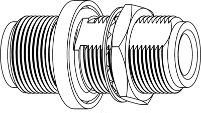 000-91100 Amphenol RF Koaxial Adapter