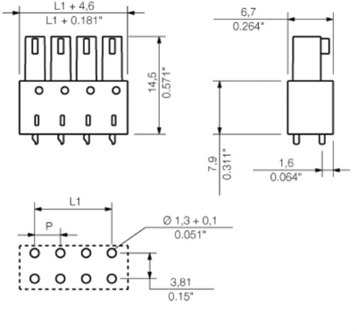 1976550000 Weidmüller PCB Connection Systems Image 3