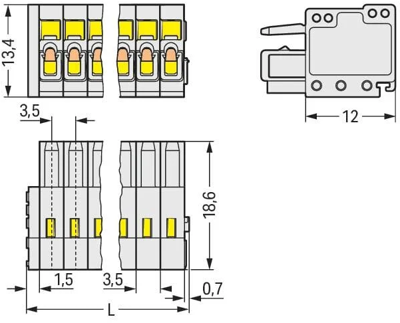 734-120 WAGO PCB Connection Systems Image 2