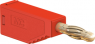 4 mm Stecker, Lötanschluss, 2,5 mm², rot, 22.2631-22