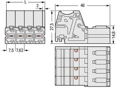 831-3207 WAGO Connecting Blocks Image 2