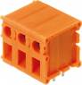 Leiterplattenklemme, 5-polig, RM 7.62 mm, 0,13-2,5 mm², 10 A, Schraubanschluss, orange, 0393660000