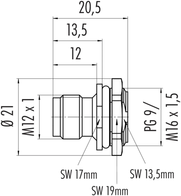 86 4231 1002 00004 binder Sensor-Aktor Rundsteckverbinder Bild 2