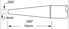 SSC-674A METCAL Soldering tips, desoldering tips and hot air nozzles