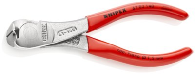 67 03 140 Knipex Seitenschneider, Vornschneider