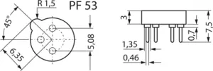 10044912 Fischer Elektronik Halbleiterfassungen, Halterungen