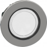 Frontelement, beleuchtbar, Bund rund, weiß, Einbau-Ø 30.5 mm, ZB4FV013