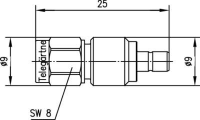 100024806 Telegärtner Koaxial Adapter Bild 2