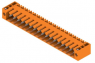 Stiftleiste, 17-polig, RM 3.5 mm, abgewinkelt, orange, 1619770000