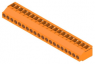 Leiterplattenklemme, 20-polig, RM 5.08 mm, 0,08-6,0 mm², 20 A, Schraubanschluss, orange, 2432090000