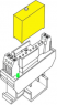 DIN-Schienen-Adapter für I/O Modul, EBS01000