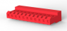 Buchsengehäuse, 11-polig, RM 3.96 mm, gerade, rot, 4-640428-1