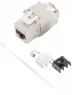 RJ45 Keystone, Cat 6A, Buchse auf Kabel, gerade, BS08-10030