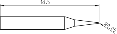 RTP 001 C Weller Lötspitzen, Entlötspitzen und Heißluftdüsen Bild 2