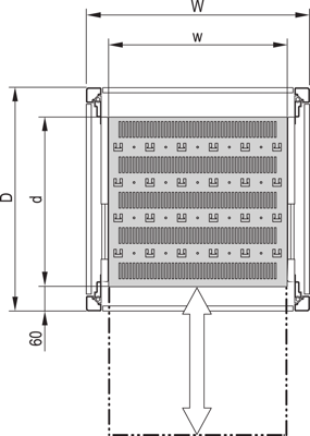 22117-855 SCHROFF Accessories for Enclosures