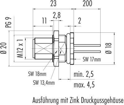 76 0533 1011 00104-0200 binder Sensor-Aktor Kabel Bild 2