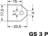 GS 3 P Fischer Elektronik Montagescheiben für Halbleiter